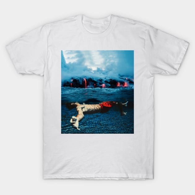 Swimming T-Shirt by sherifarts